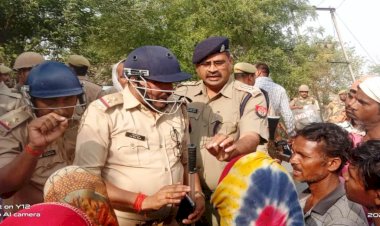 अनियंत्रित गति से जा रहे ट्रक की ठोकर से युवक की मौत, परिजनों ने लगाया जाम