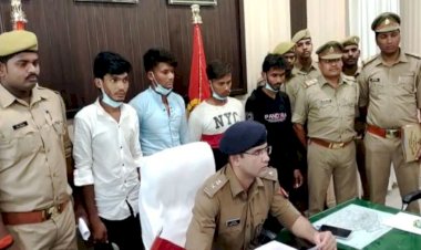 लूट की घटना का चित्रकूट पुलिस ने 2 घण्टे में किया खुलासा, 4 लुटेरे गिरफ्तार