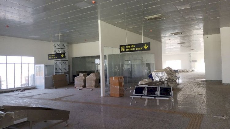 chitrakoot airport, airport construction