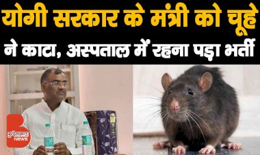 योगी सरकार के खेल मंत्री को चूहे ने काटा, 3 घंटे अस्पताल में रहना पड़ा भर्ती | Banda