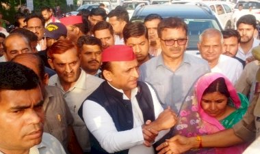क्या भाजपा सरकार थाने पर चलायेगी बुलडोजर : अखिलेश यादव