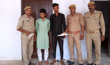 बाँदा : टॉप टेन अपराधी अवैध तमंचा के साथ साथी समेत गिरफ्तार