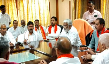 प्रदेश अध्यक्ष ने भाजपा पदाधिकारियों से सिंचाई व पेयजल में क्रांतिकारी परिवर्तन लाने को मांगे सुझाव