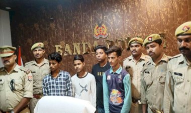 बांदा : जिला पंचायत बैरियर में फर्जी लूट की घटना स्वयं वादी ने रची थी चार गिरफ्तार