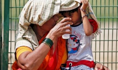 उत्तर प्रदेश में भीषण गर्मी में पंखा, कूलर से भी नहीं राहत, हुआ हाल बेहाल