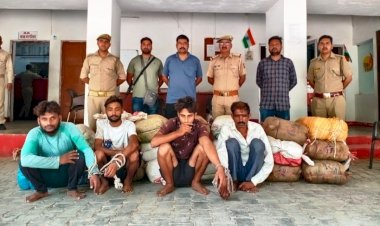 झाँसी : एसटीएफ ने चार कुंतल 40 किग्रा गांजा के साथ चार तस्कर गिरफ्तार