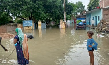 यमुना, बेतवा नदी की बाढ़ में डूबा लघु सिंचाई विभाग