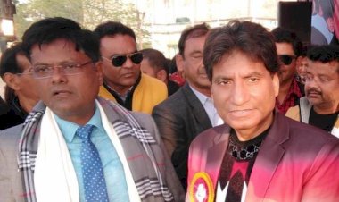 मशहूर कॉमेडियन राजू श्रीवास्तव ने बांदा के एक कार्यक्रम में जल संरक्षण के लिए दिलाई थी शपथ