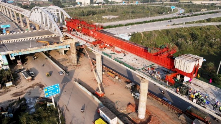 रैपिड रेल प्रोजेक्टः प्रायोरिटी सेक्शन में वायाडक्ट का निर्माण पूरा, अब ट्रायल रन की तैयारी