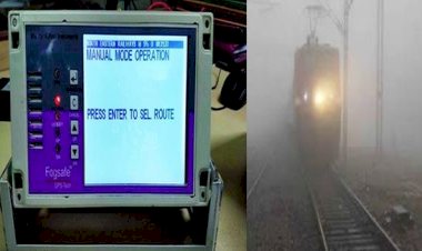 सर्दी की इन्ट्री होते ही, झांसी रेल मंडल में कोहरे की दस्तक, 300 फॉग डिवाइस लगाये गए