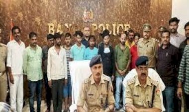 जुंए के कारोबारियों पर चला पुलिस का हंटर, 13 जुआरी दबोचे गए