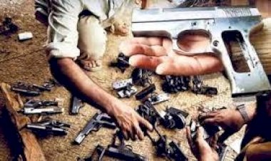 अवैध असलहा फैक्ट्री का भंडाफोड़, चार गिरफ्तार