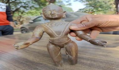 मछुआरों को मिली मूर्ति की पहचान के लिए प्रशासन ने पुरातत्व विभाग को भेजी रिपोर्ट