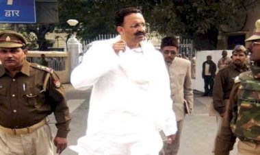 माफिया मुख्तार अंसारी को बांदा जेल से भारी सुरक्षा में लाया गया प्रयागराज