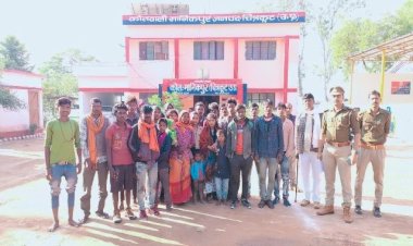 चित्रकूट पुलिस ने जनपद के 22 कामगार मजदूरों को तेलंगाना से मुक्त कराया