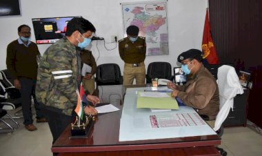 शासन के निर्देश पर सभी पुलिसकर्मियों के लिए मास्क अनिवार्य