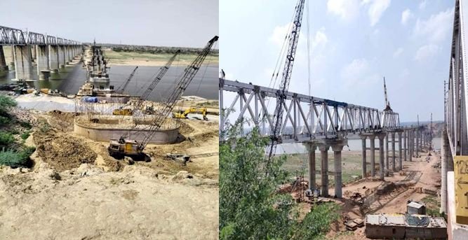 यूपी में मथुरा-झांसी तीसरी रेल लाइन परियोजना (274 किमी) ने पकडी स्पीड