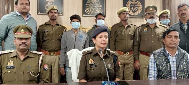 इंडस टावर से बैटरी चोरी की घटना का पर्दाफास, 2 अन्तर्राज्यीय चोर गिरफ्तार