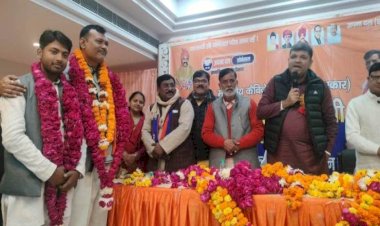 अपना दल एस पार्टी बांदा का जिलाध्यक्ष बनाए गए कृष्णेंद्र पटेल