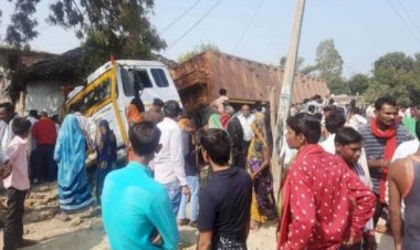 शराब के नशे में ट्रक चालक ने खेल रहे 5 बच्चों पर चढ़ाया ट्रक, एक बच्चे की दर्दनाक मौत