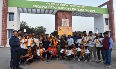कृषि विश्वविद्यालय बांदा के खिलाड़ियों ने राष्ट्रीय स्तर पर फहराया परचम