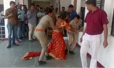 प्रेमी से शादी की जिद पर अडी युवती ने, कोतवाली में किया हंगामा,महिला कांस्टेबलों को आया पसीना