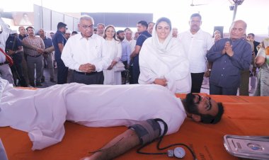 देशभर में लगा मेगा रक्तदान शिविर, 50,000 से अधिक युनिट रक्त संग्रहित