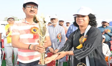 बांदा पहुंची खेलो इंडिया की मशाल रैली