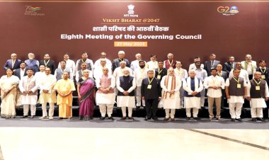 मप्र: मुख्यमंत्री शिवराज नई दिल्ली में नीति आयोग की शासी परिषद की बैठक में हुए शामिल