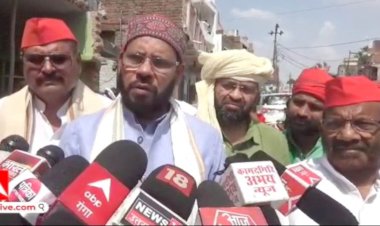 माफिया की बहू निखत के मददगार से मिला सपा का प्रतिनिधि मंडल