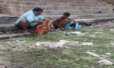 बुंदेली सेना ने पुल घाट में चलाया सफाई अभियान