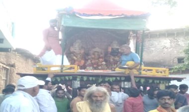 धूमधाम से निकाली भगवान जगन्नाथ की रथ यात्रा