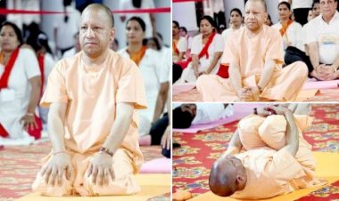 उप्र में रही योग की धूम, राज्यपाल, मुख्यमंत्री समेत कई मंत्रियों ने किया 'योग'