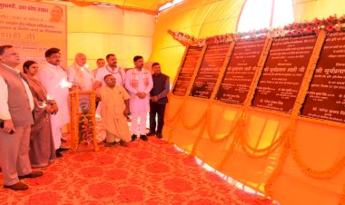 कृषि विश्वविद्यालय में चार परियोजनाओ के कार्याे का कृषिमंत्री ने किया शिलान्यास