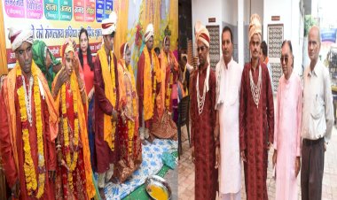 संस्था दृष्टि में परिणय सूत्र में बंधे आठ दिव्यांग जोड़े