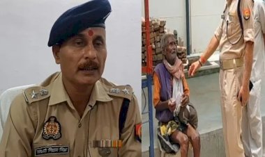 पुलिस का मानवीय चेहरा, बुजुर्ग फरियादी के पास कुर्सी छोड़ पहुंचे एएसपी, घर भी पुलिस वाहन से पहुंचाया