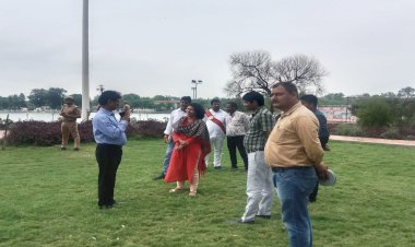 बांदाः यहां सरदार वल्लभ भाई पटेल की ऊंची प्रतिमा लगाने का कार्य शुरू