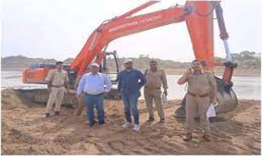 खदानों में मोरम के अवैध खनन को लेकर टीम ने शुरू की जांच