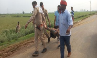 तेज रफ्तार कार एक्सप्रेस वे से नीचे गिरी, मौके पर चालक की हुई मौत