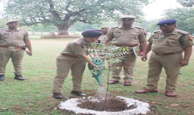 एसपी ने परेड़ की सलामी लेकर किया निरीक्षण