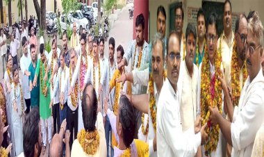 लगातार चौथी बार शिक्षक संघ के जिलाध्यक्ष बने अखिलेश पांडेय