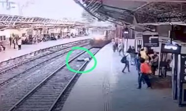 मालगाड़ी के आगे कूद मजदूर ने दी जान