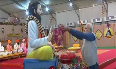 सागरः प्रधानमंत्री मोदी ने 100 करोड़ से निर्मित होने वाले संत रविदास मंदिर का किया भूमिपूजन