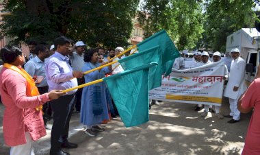 नेत्रदान जागरूकता रैली निकाल, अंधेरे की जिंदगी जी रहे लोगों की आंखों में रोशनी भरने का संकल्प