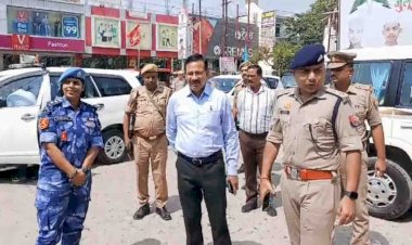 जालौन : ईद उल मिलाद उन नबी को लेकर, चप्पे-चप्पे पर पुलिस