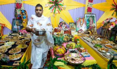 चित्रकूट : शास्त्रों और पुराणों में कई स्थानों पर किया गया अन्नदान का उल्लेख : त्रिपाठी