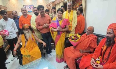 प्रमाणिक मार्ग से राम वन गमन यात्रा  साधु संतों की अगुवाई में महर्षि भरद्वाज से निकल कर पहुंची चित्रकूट