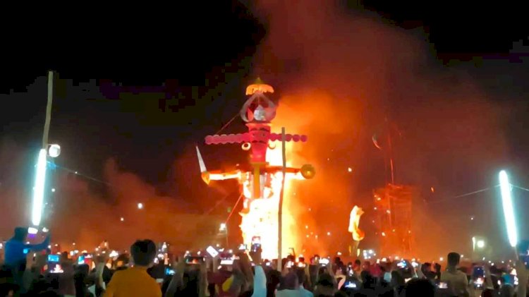 चित्रकूट : विजयदशमी को जलेगा 22 फिट के रावण का पुतला