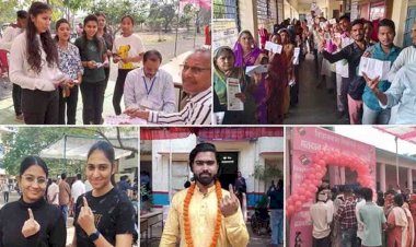 मप्र विस चुनाव : दोपहर एक बजे तक 45.40 प्रतिशत मतदान