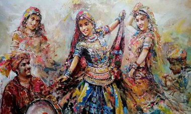 बुंदेलखंड सांस्कृतिक यात्रा में घूमर नृत्य ने मन मोहा